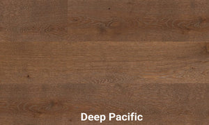 Fuzion Flooring – Coastline, European Oak, 7 1/2″ x 1/2″ - 12 Colours Deep Pacific