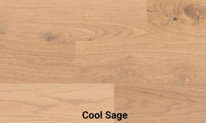 Fuzion Flooring – Outer Banks Clic, Oak 6" x 9/16″ x 73″ - 10 Colours Cool Sage