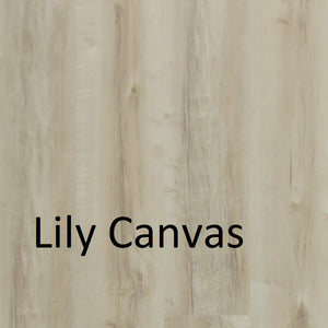 "Click" Luxury Vinyl Plank & Tile - Starting at $1.99/sf Hydrogen 6 Lily Canvas