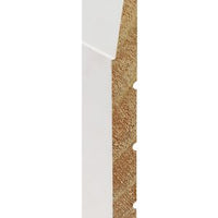 5'' Contemporary Bevel Baseboard - 10 ft lengths - Primed Pine - $1.29 per linear foot