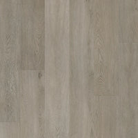 Close-up of a wood-patterned floor tile with a neutral color.