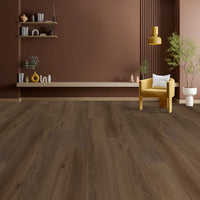medium brown vinyl plank flooring