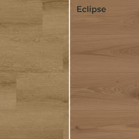 Two wood finishes labeled 'Forged' and 'Eclipse' side by side.