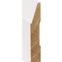 5'' Contemporary Bevel Baseboard - 10 ft lengths - Primed Pine - $1.29 per linear foot