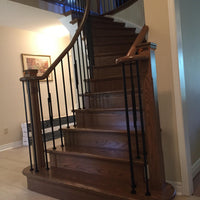 Handcrafted Custom Hardwood Stairs