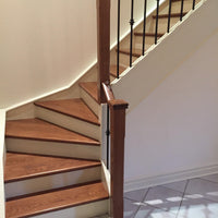 Handcrafted Custom Hardwood Stairs
