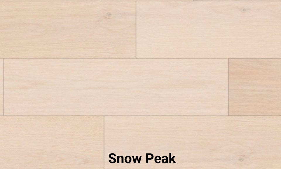 Fuzion Flooring – Outer Banks Clic, Oak 6" x 9/16″ x 73″ - 10 Colours Snow Peak