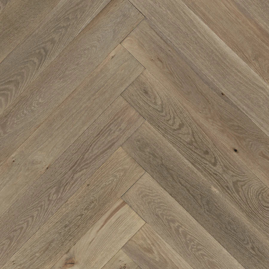 Biyork Bespoke - European Oak, 7 1/2" x 3/4" - 16 Colours Lake Promenade - Herringbone