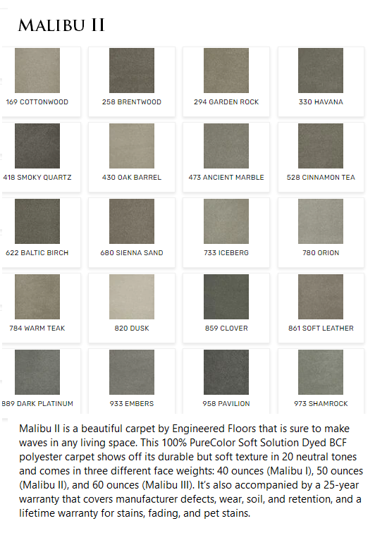 Carpet by DreamWeaver Malibu II