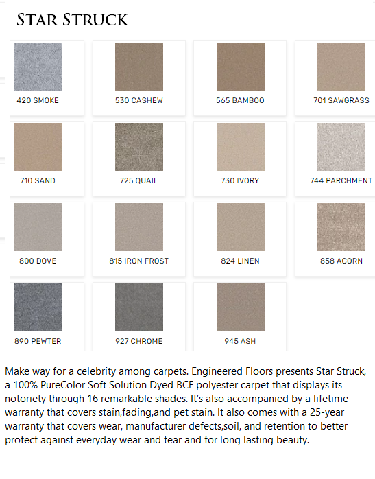 Carpet by DreamWeaver Star Struck