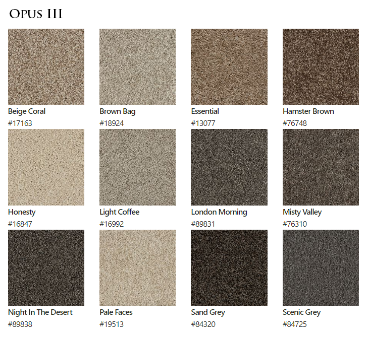 Carpet by Beaulieu Canada Opus III